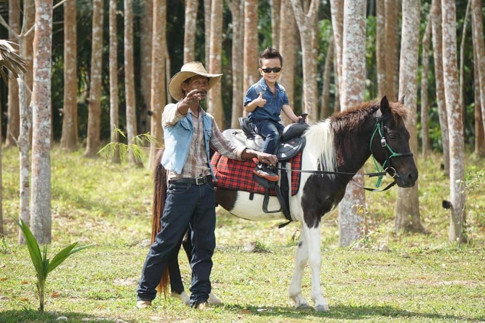 ไร่นาบัวหลวง คาเฟ่ & ฟาร์มสเตย์ Raina Bualuang Cafe & Farm Stay Ban Na No Exterior foto